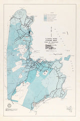 1969 Town Map of Rockport Essex County Massachusetts