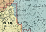 1893 Map of Southwestern Colorado