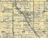 1908 Map of Caledonia Township Racine County Wisconsin