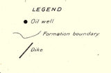 1912 Map of the San Juan Oil Field Utah and Town of Mexican Hat