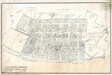 1934 Map of California Borough Washington County Pa