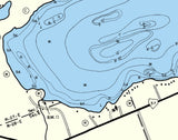 1965 Map of Kangaroo Lake Door County Wisconsin