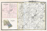 1876 Map of Greenfield Township Milwaukee County Wisconsin