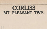 1908 Town Map of Corliss Racine County Wisconsin