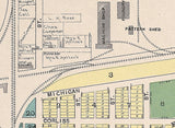 1908 Town Map of Corliss Racine County Wisconsin