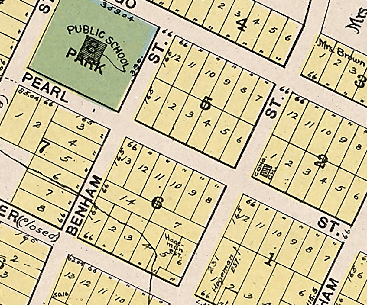 1908 Town Map of Wilmot Kenosha County Wisconsin