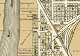 1907 Town Map of Genoa Walworth County Wisconsin