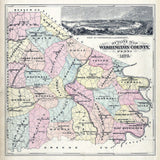 1876 Map of Washington County Pa