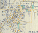 1888 Town Map of Sharon Norfolk County Massachusetts