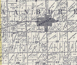 1906 Farm Line Map of Grant County Indiana