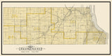 1896 Map of Frankenlust Township Bay County Michigan