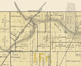 1896 Map of Frankenlust Township Bay County Michigan