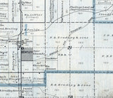 1896 Map of Gibson Township Bay County Michigan
