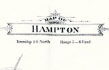 1896 Map of Hampton Township Bay County Michigan