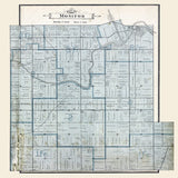 1896 Map of Monitor Township Bay County Michigan