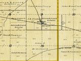 1896 Map of Mt Forest Township Bay County Michigan