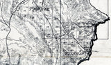 1890 Map of Lewis and Clarke County Montana