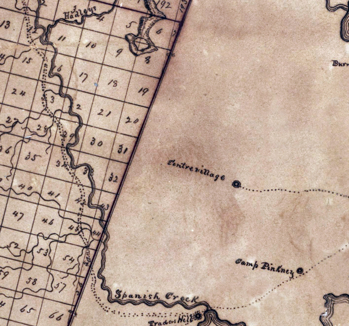 1867 Map of Charlton County Georgia