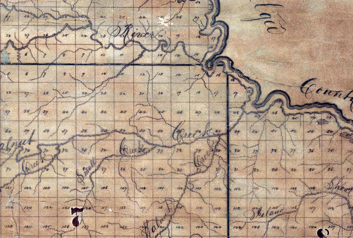 1867 Map of Henry County Georgia