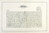 1889 Map of Holland Township Brown County Wisconsin