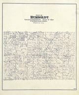 1889 Map of Humboldt Township Brown County Wisconsin