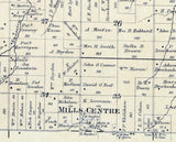 1889 Map of Pittsfield Township Brown County Wisconsin