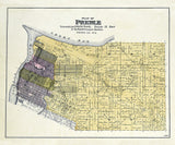 1889 Map of Preble Township Brown County Wisconsin