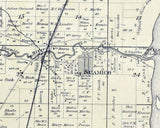 1889 Map of Suamico Township Brown County Wisconsin