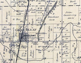 1889 Map of Wrightstown Township Brown County Wisconsin