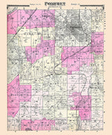 1881 Map of Pomfret Chautauqua County New York