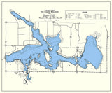 1964 Map of Balsam Lake Polk County Wisconsin