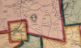 1857 Map of Addison County Vermont