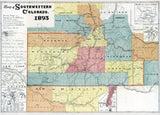 1893 Map of Southwestern Colorado