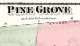 1875 Map of Pine Grove Township Schuylkill County Pennsylvania