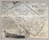 1776 Map of Berks County Pennsylvania