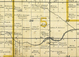 1896 Map of Beaver Township Bay County Michigan