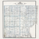 1896 Map of Fraser Township Bay County Michigan