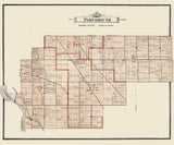 1896 Map of Portsmouth Township Bay County Michigan