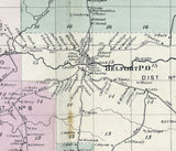 1875 Map of Croghan Township Lewis County New York