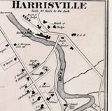 1875 Map of Diana Township Lewis County New York