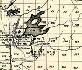 1875 Map of Greig Township Lewis County New York