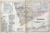 1875 Map of Lyonsdale Township Lewis County New York
