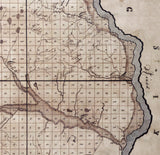 1867 Map of Houston County Georgia