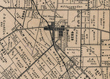 1896 Map of Jefferson Township Greene County Ohio