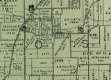 1896 Map of Ross Township Greene County Ohio