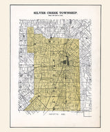 1896 Map of Silver Creek Township Greene County Ohio