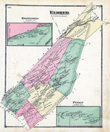 1875 Map of Eldred Township Schuylkill County Pennsylvania