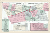 1875 Map of Porter Tremont and Frailey Township Schuylkill County Pennsylvania