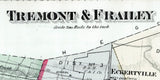 1875 Map of Porter Tremont and Frailey Township Schuylkill County Pennsylvania