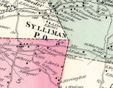 1875 Map of Washington Township Schuylkill County Pennsylvania